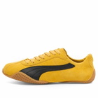Puma Women's K-Street Suede Sneaker in Mustard Seed/Black