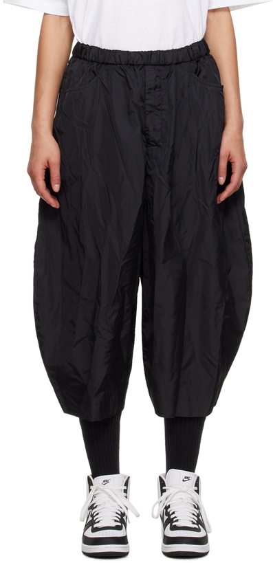 Photo: Black Comme des Garçons Black Cropped Trousers