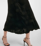 Giambattista Valli Satin maxi skirt