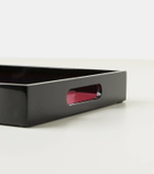 Les-Ottomans Shell lacquered wooden tray