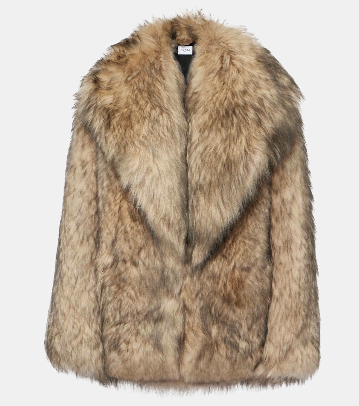 希少 美品 ALAÏA アライア シェブロンウールコート ヘリンボーン グリーン Alaïa Shearling jacket ALAÏA