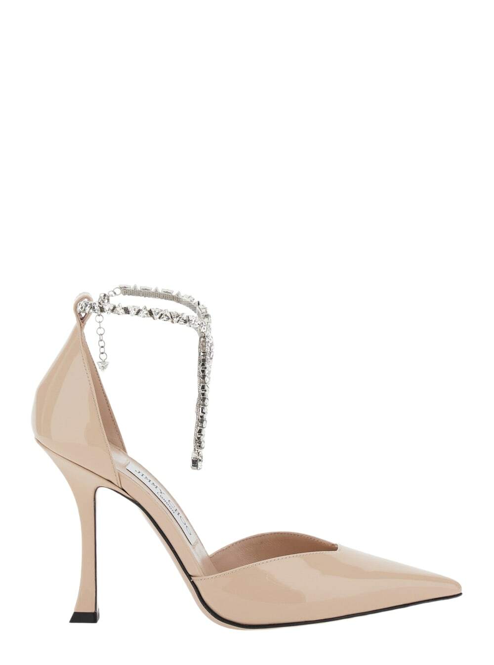 Jimmy Choo Stevie 100 embellished satin pumps Jimmy Choo