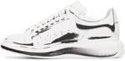 Alexander McQueen White Graphic Printed Sneakers