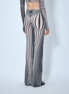 Jean Paul Gaultier Re-Edition Flare Trousers Morphing Stripes