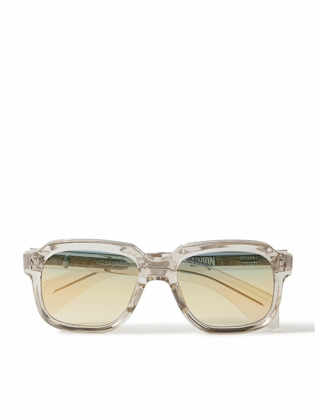 Photo: Jacques Marie Mage - Union D-Frame Acetate and Silver-Tone Sunglasses
