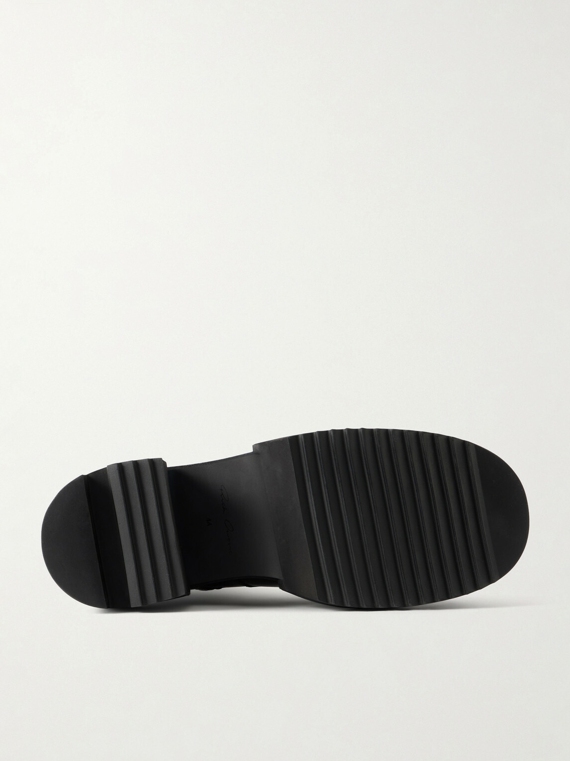Rick Owens - Bogun Leather Lace-up Boots - Black