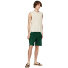 Homme Plisse Issey Miyake Green Mesh Colorful Shorts