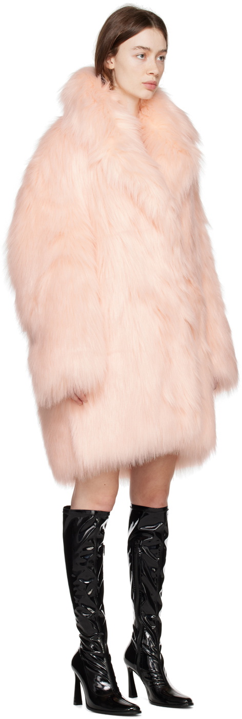 Raid faux fur coat in blue - Sportmax