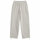 Dime Women's Cursive Small Logo Sweatpants in Heather Gray