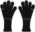 sacai Black Bicolor Gloves