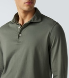 Fedeli Cotton piqué polo shirt