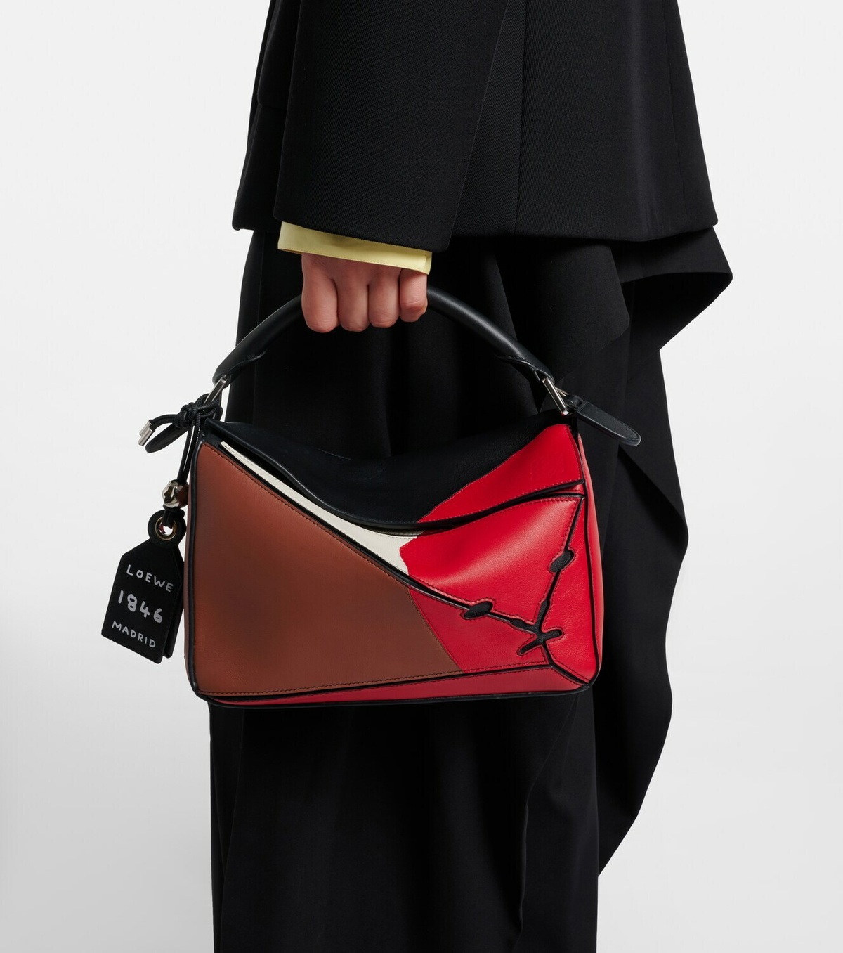Loewe Puzzle Lion Intarsio Small shoulder bag