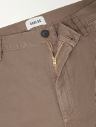 AGOLDE - Warwick Wide-Leg Recycled-Cotton Twill Trousers - Brown