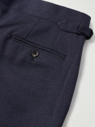J. Mueser - Slim-Fit Straight-Leg Virgin Wool Suit Trousers - Blue
