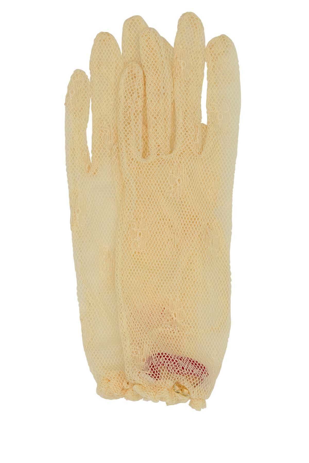 手袋 Valentino Garavani Cream Mesh Gloves Valentino Garavani Cream Mesh Gloves Valentino Garavani