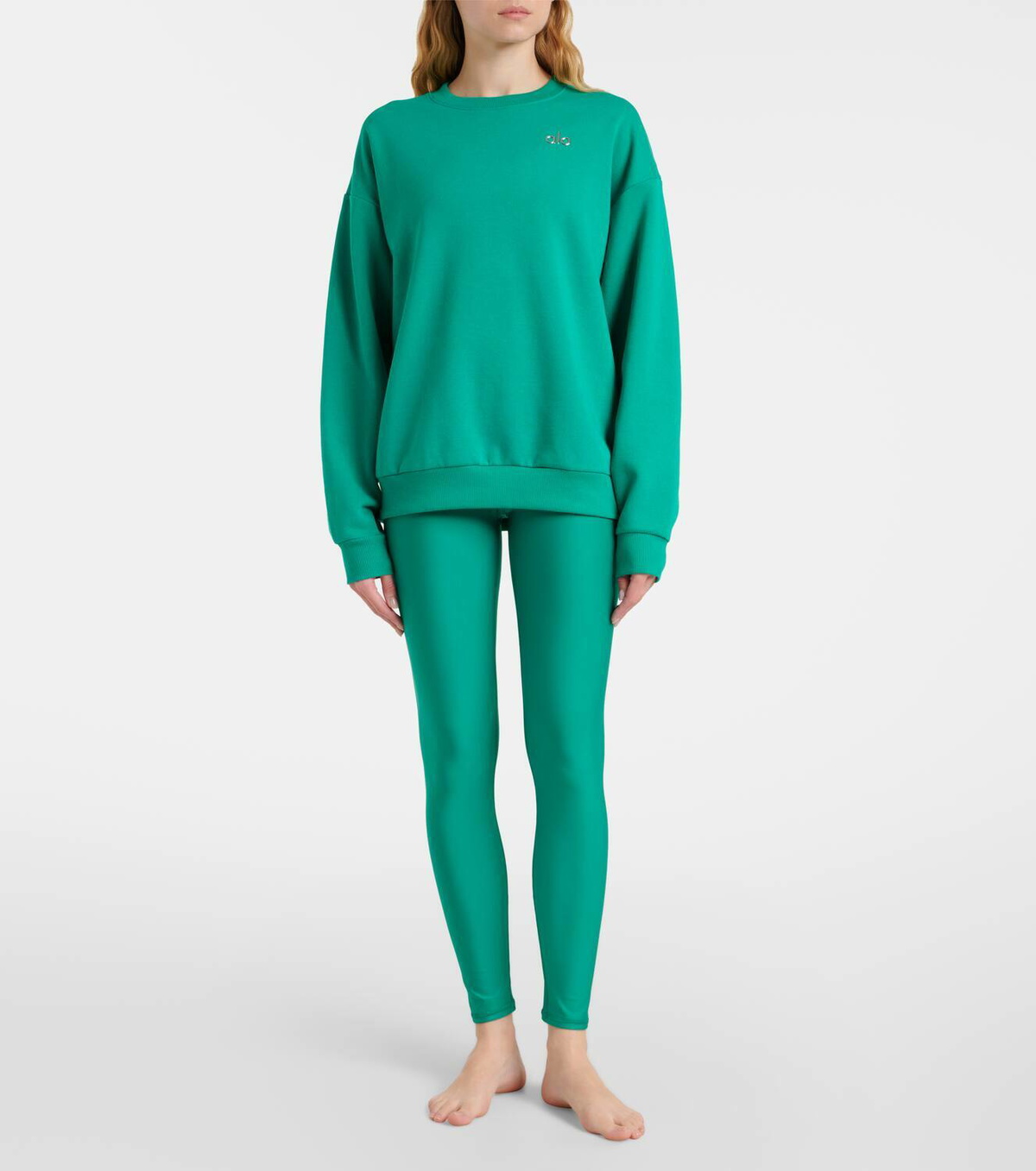 Alo Yoga Accolade cotton-blend sweatshirt