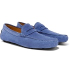Canali - Suede Driving Shoes - Men - Blue
