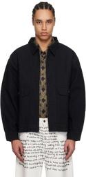 Glass Cypress Black Canvas Jacket