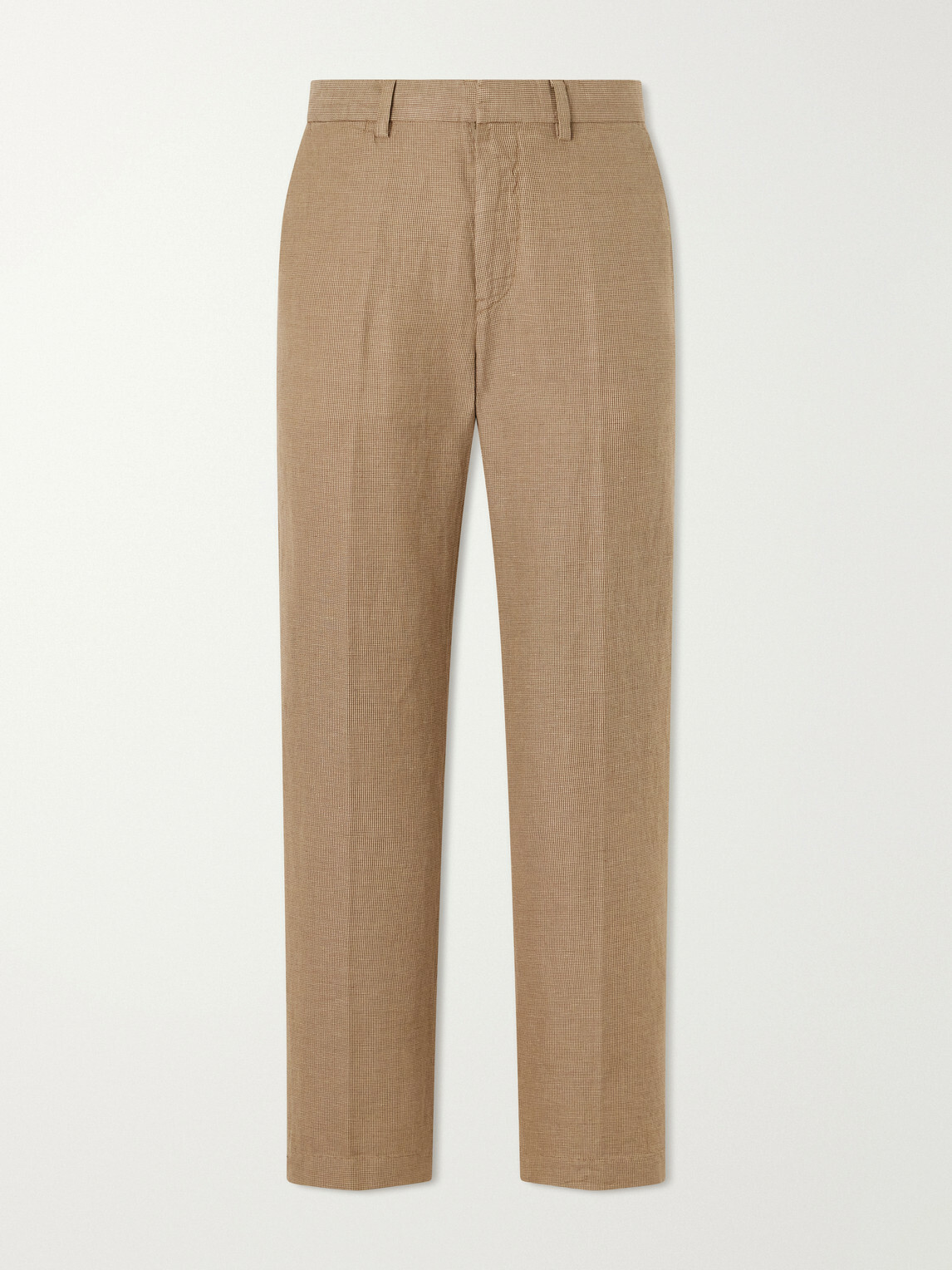Polo Ralph Lauren - Straight-Leg Cotton and Linen-Blend Trousers - Brown