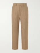 Polo Ralph Lauren - Straight-Leg Cotton and Linen-Blend Trousers - Brown