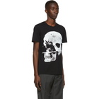 Alexander McQueen Black Torn Skull T-Shirt