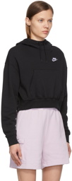 Nike Black Sportswear Essentials Fleece Hoodie