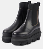 Sacai Leather Chelsea boots
