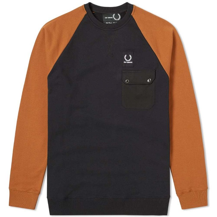 Photo: Fred Perry x Raf Simons Colour Block Sweat