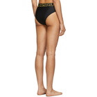 Versace Underwear Black Empire Bikini Bottoms