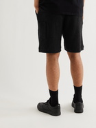 UNDERCOVER - Wide-Leg Textured-Cotton Shorts - Black - 3