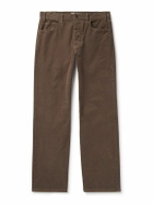 Nili Lotan - Billie Straight-Leg Cotton-Corduroy Trousers - Brown