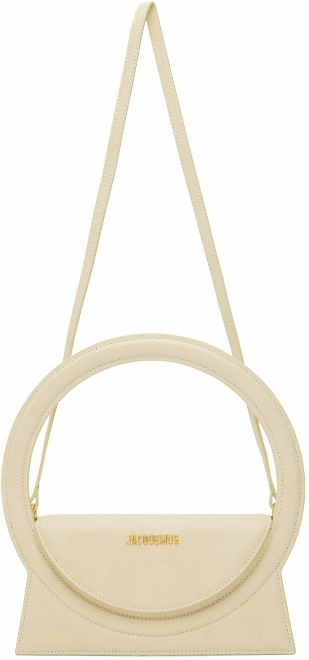 Jacquemus Off-White Le Papier 'Le Sac Rond' Shoulder Bag Jacquemus