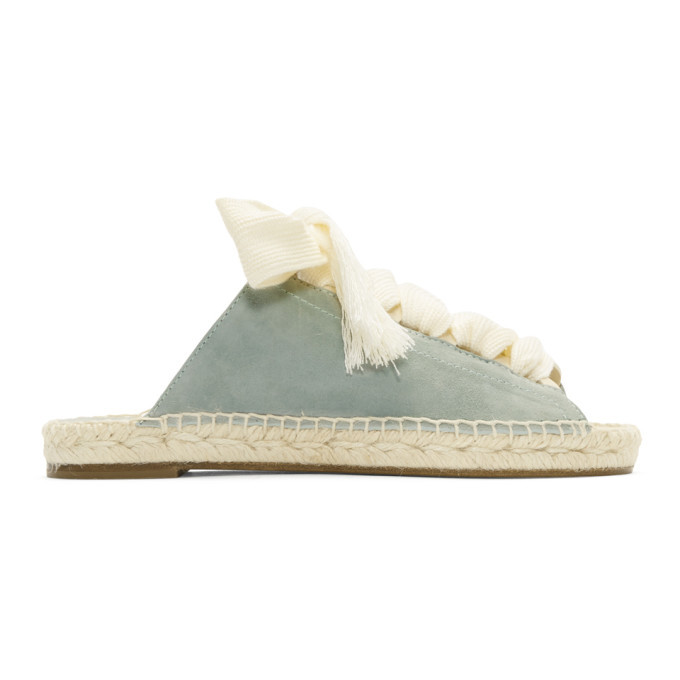 Chloe Blue Suede Harper Espadrilles Chloe