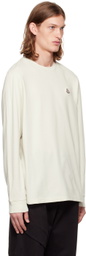 Moncler Off-White Patch Long Sleeve T-Shirt