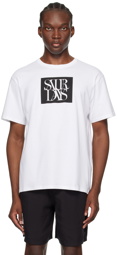 Saturdays NYC White Miller Block Standard T-Shirt