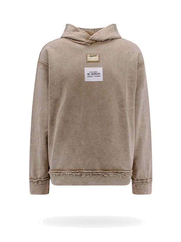 Photo: Dolce & Gabbana   Sweatshirt Beige   Mens