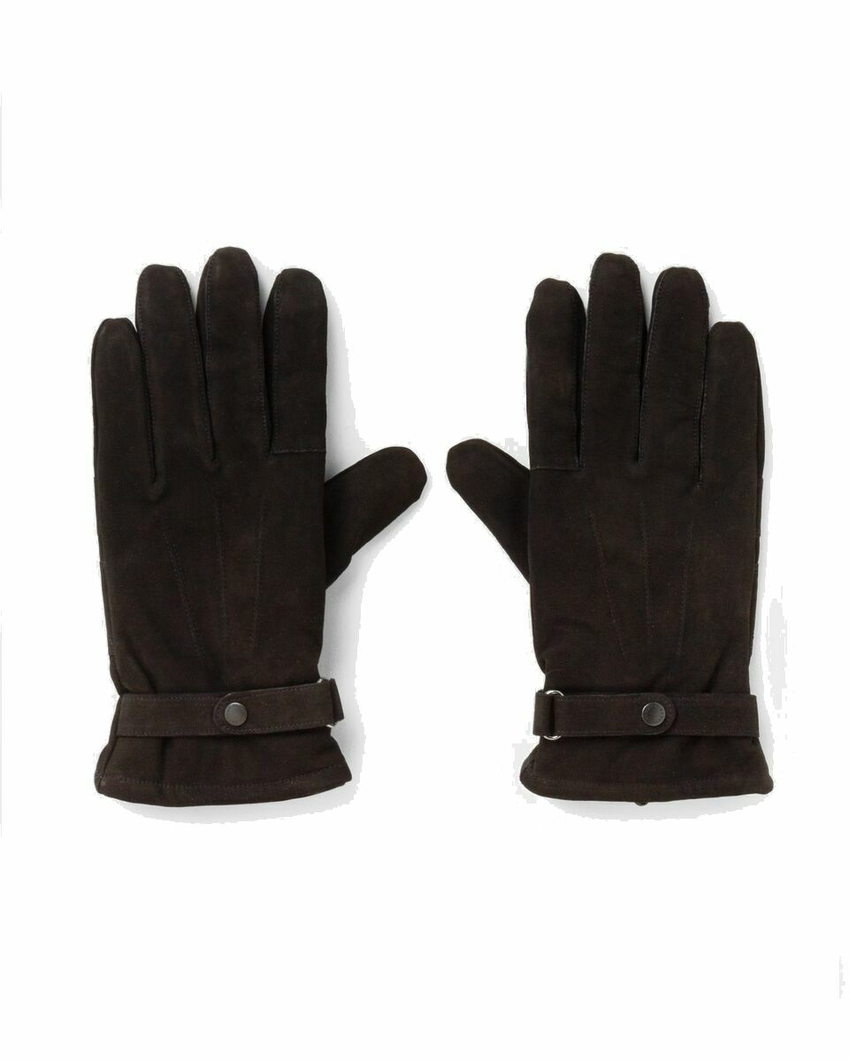 Photo: Barbour Barbour White Label Lthr Thin Glov Black - Mens - Gloves