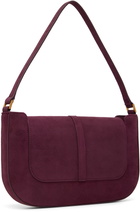 BY FAR Burgundy Miranda Shoulder Bag