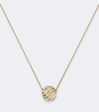 David Yurman Sculpted Cable 18kt gold pendant necklace with diamonds