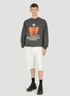 x Online Ceramics Graphic Sweatshirt in Grey