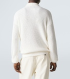 Ralph Lauren Purple Label Silk and linen polo sweater