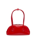 MARGE SHERWOOD Women's Bessette Shoulder Bag in Apple Red Crinkle 