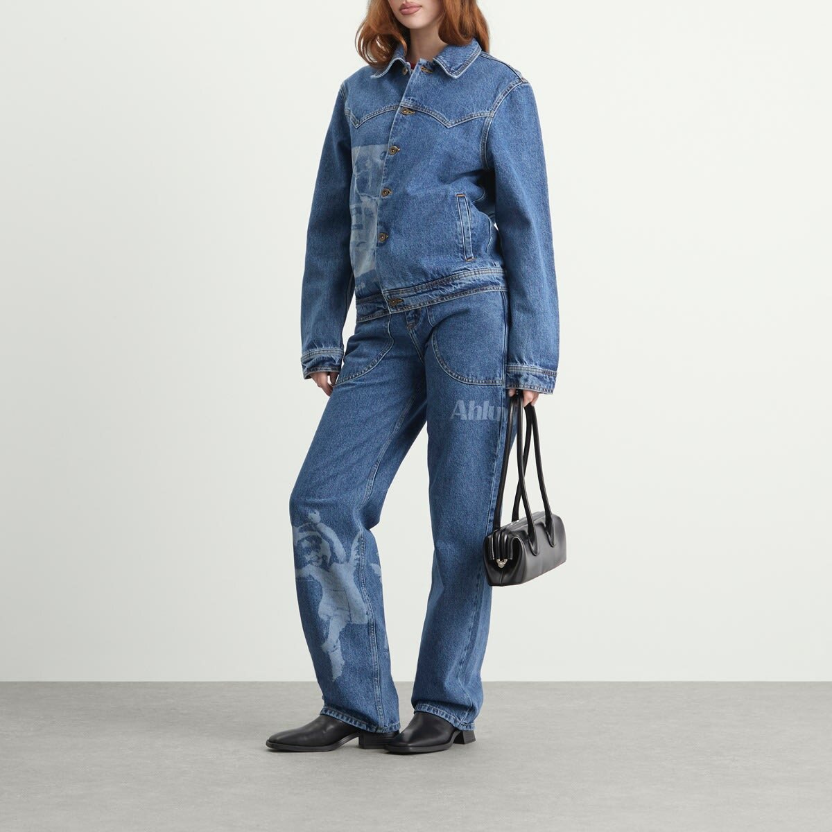 Ahluwalia Women's Laser Jeans in Vintage Indigo