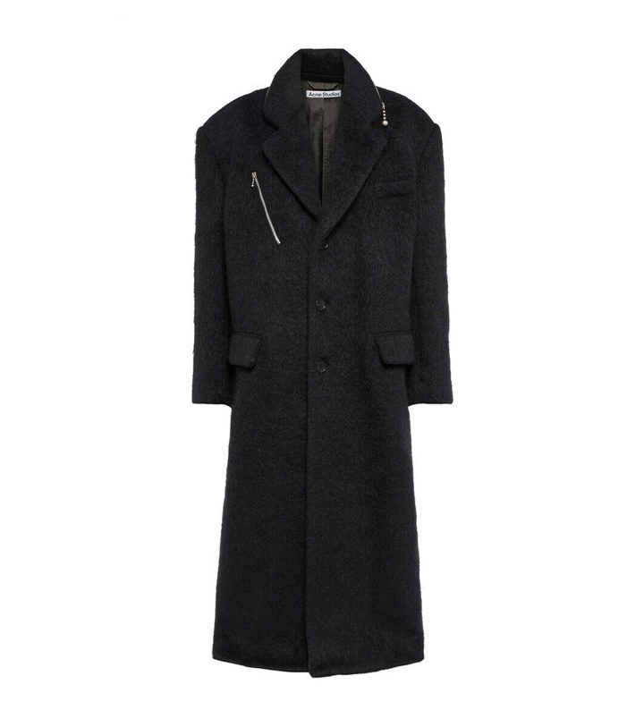 Photo: Acne Studios Single breasted wool-blend coat