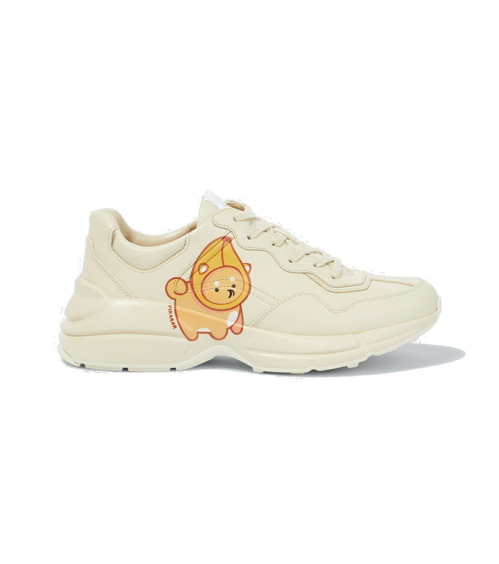 Photo: Gucci - Gucci Kawaii Rhyton leather sneakers