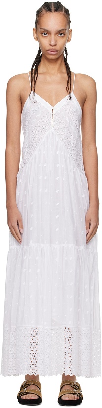 Photo: Isabel Marant Etoile White Sabba Maxi Dress