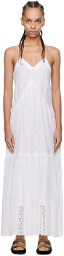 Isabel Marant Etoile White Sabba Maxi Dress