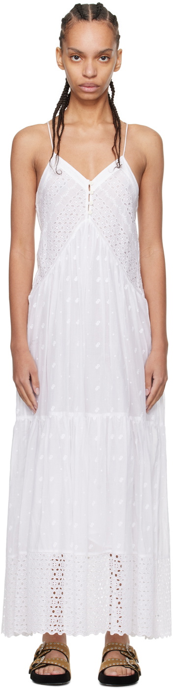 Isabel Marant Etoile White Sabba Maxi Dress Isabel Marant Etoile