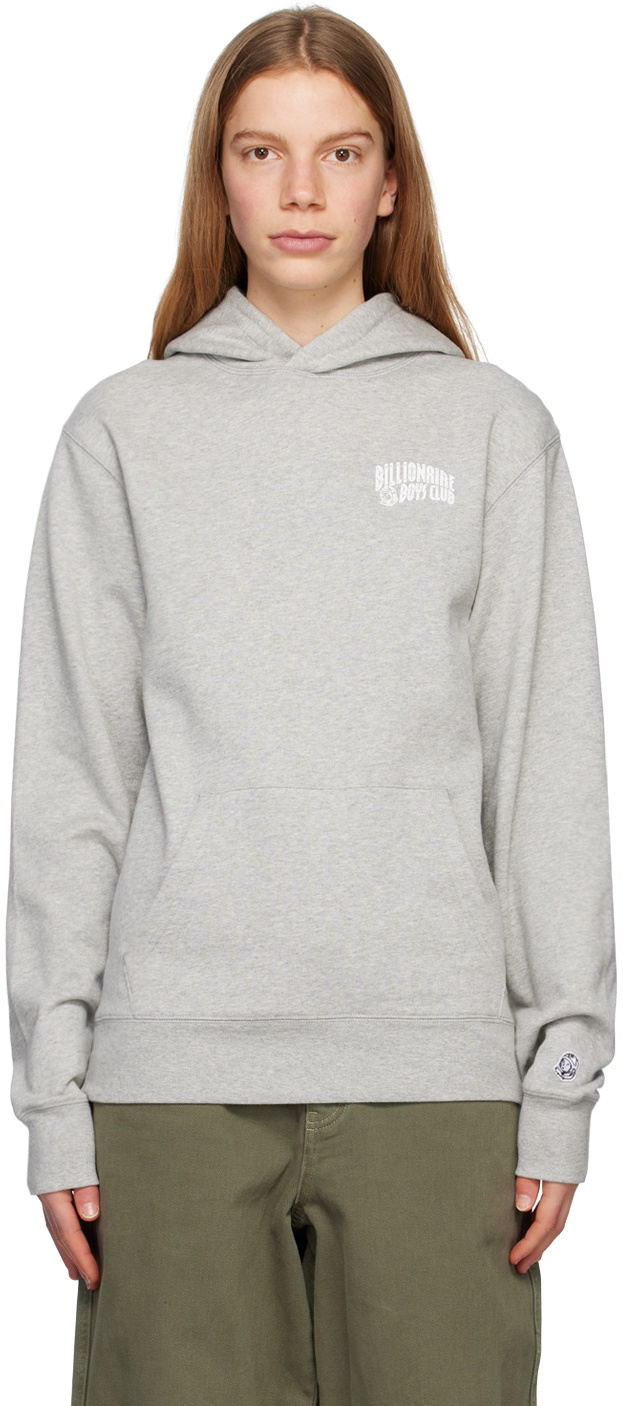 Billionaire Boys Club Gray Small Arch Logo Hoodie