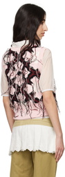 Charles Jeffrey LOVERBOY Pink Guddle Vest